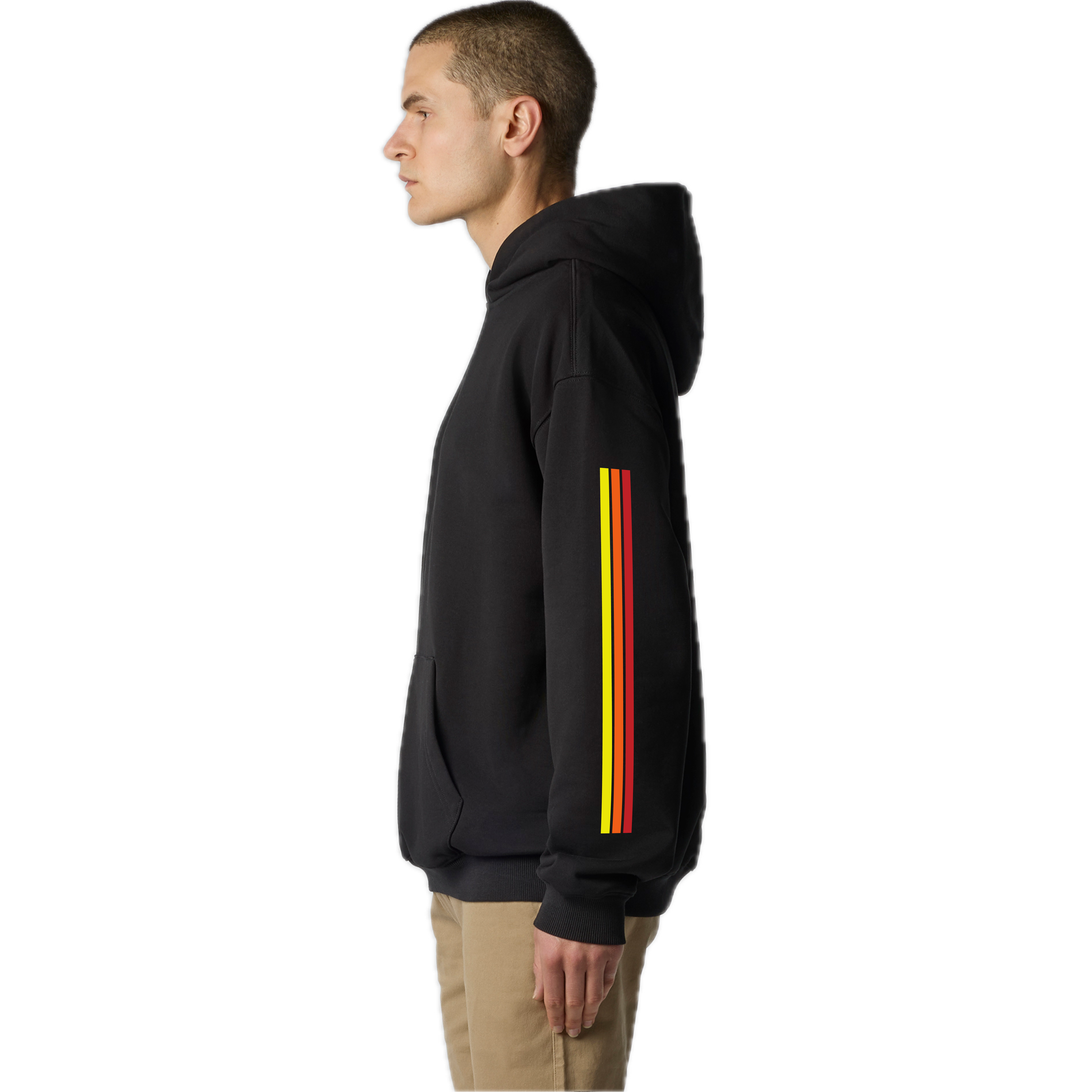 Moran Racing hoodie — sleeve stripes
