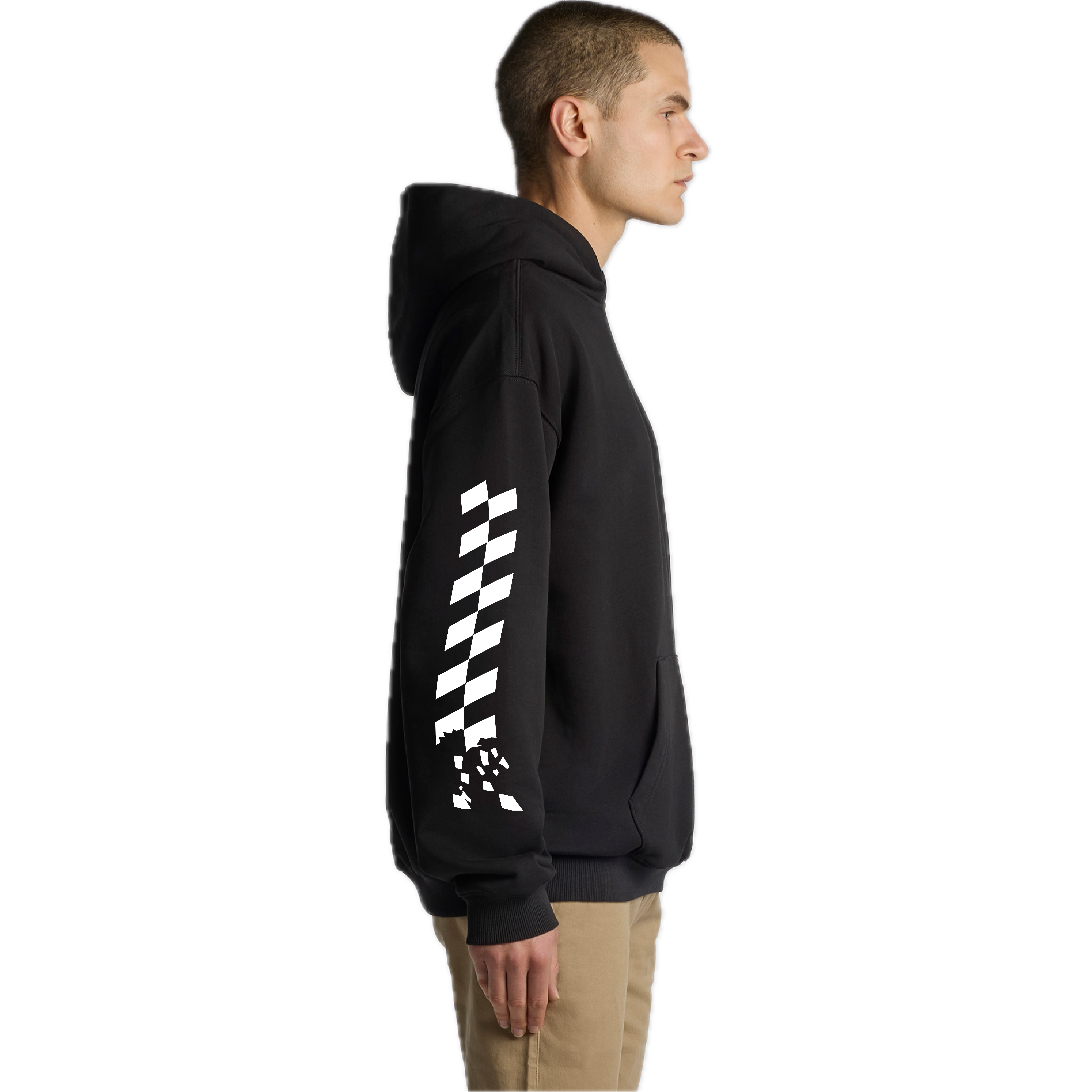 Moran Racing hoodie — racing stripe